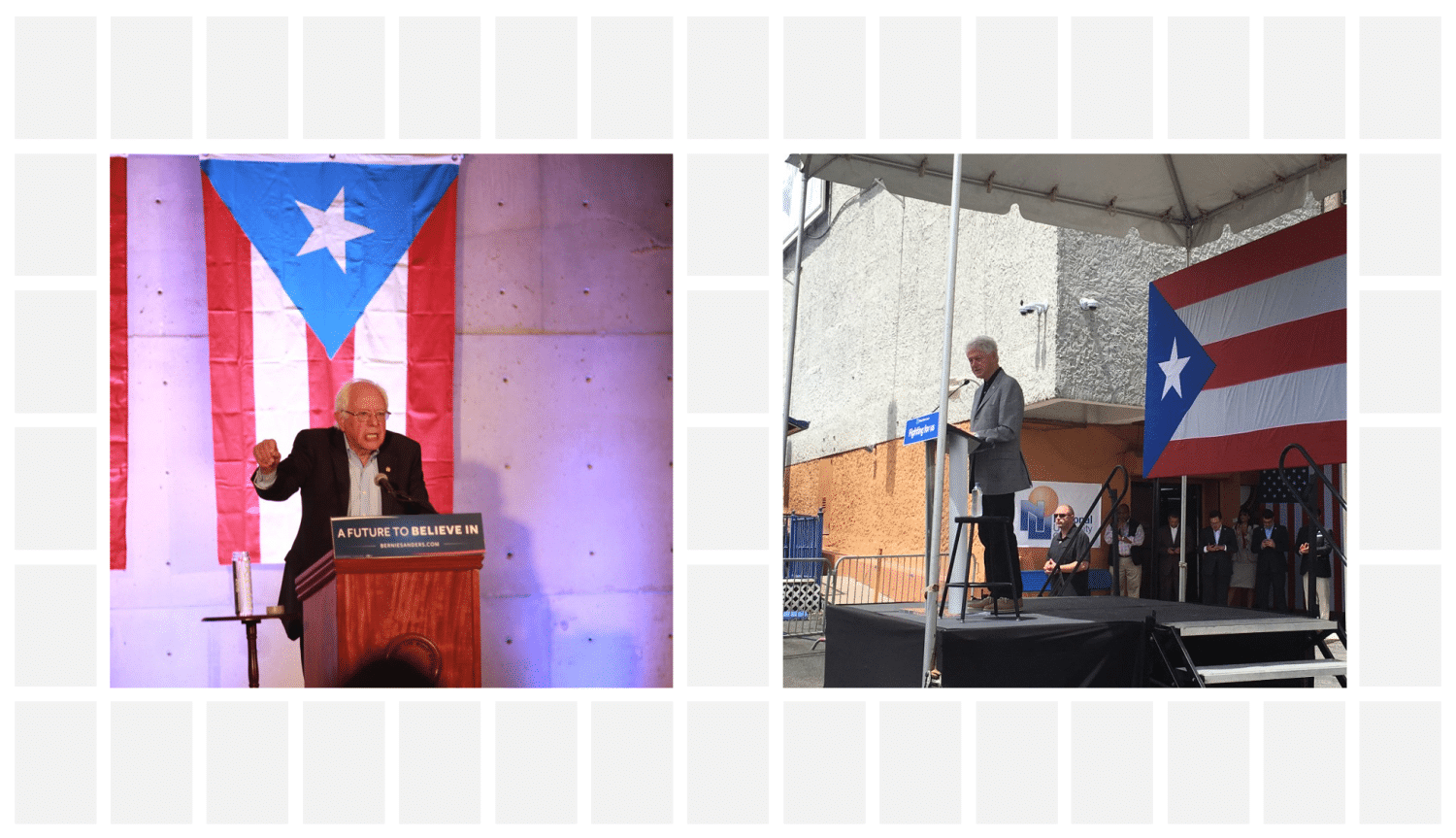 Bernie and Bill take Puerto Rico