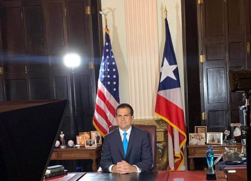 Governor Ricardo Rosselló resigns