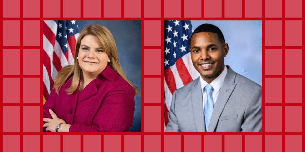 Resident Commissioner Jenniffer González-Colón and Representative Ritchie Torres
