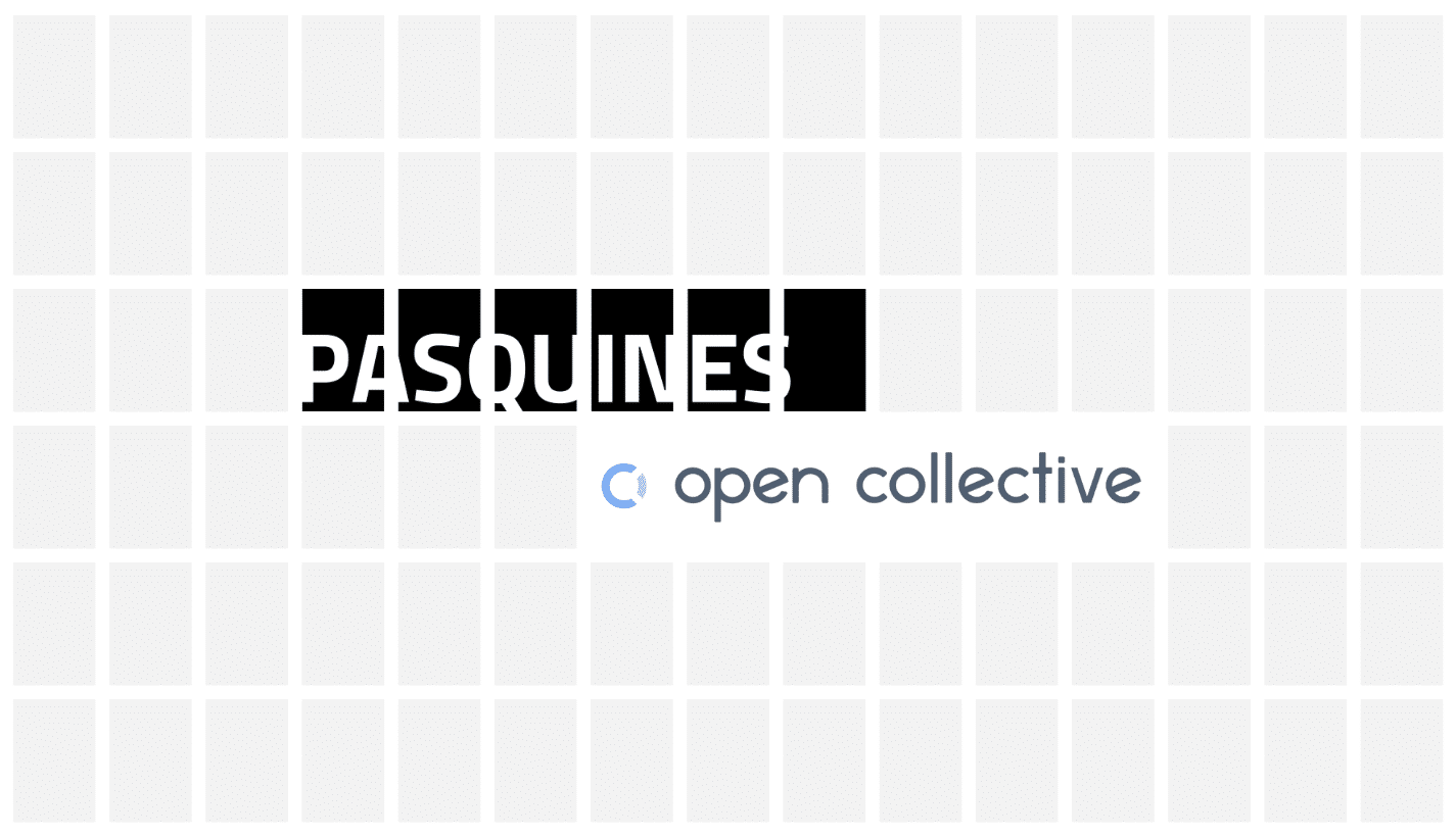 For open context: an announcement on the future of Pasquines