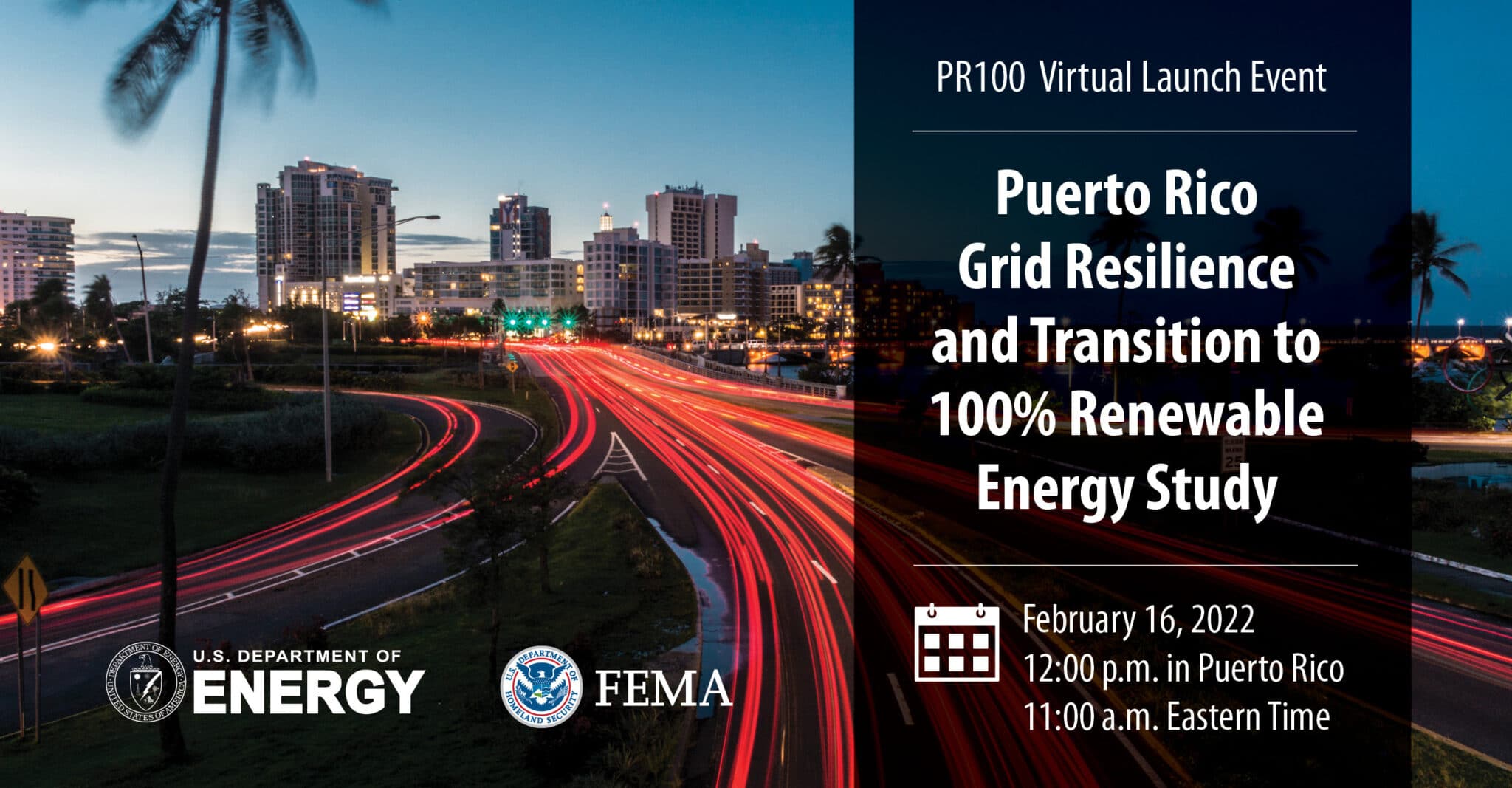 US Department of Energy to launch Puerto Rico Grid Resilience and Transition to 100% Renewable Energy Study