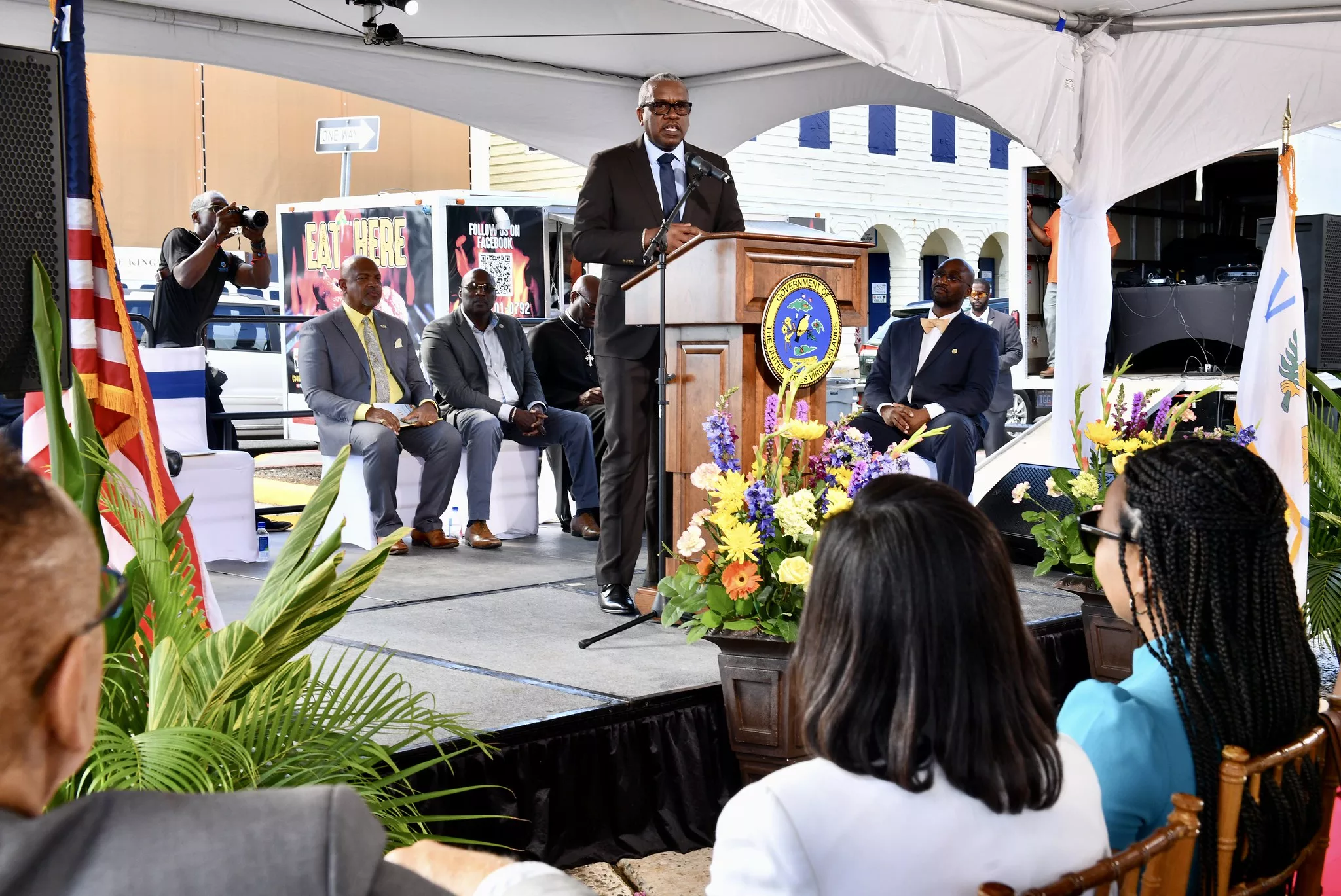 Governor Bryan hails new Vendors Plaza major step toward revitalizing US Virgin Islands towns