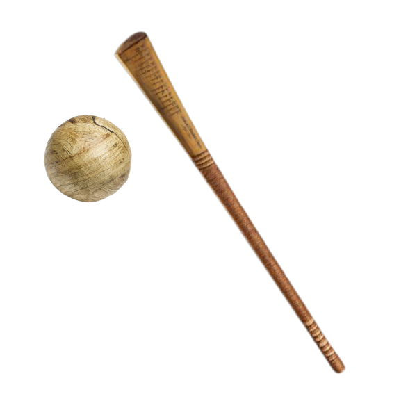 Kilikiti ball and bat. Photo credit: Museum of New Zealand
Te Papa Tongarewa