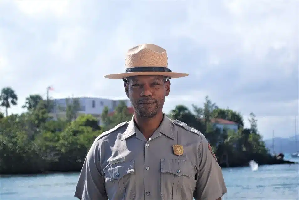 US Virgin Islands’ Nigel Fields heading to work for the EPA