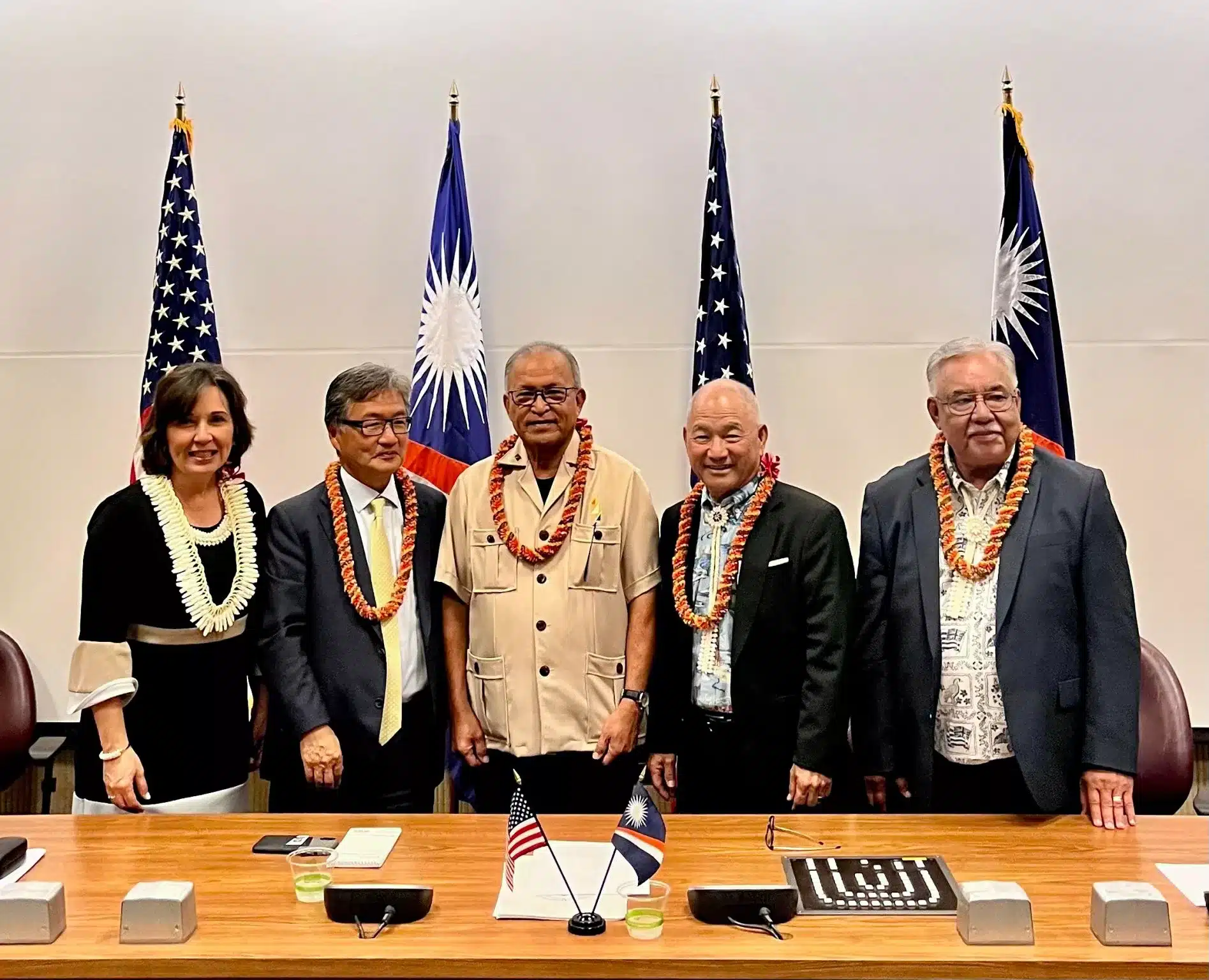 The United States and the Republic of the Marshall Islands sign three Compact of Free Association-related agreements