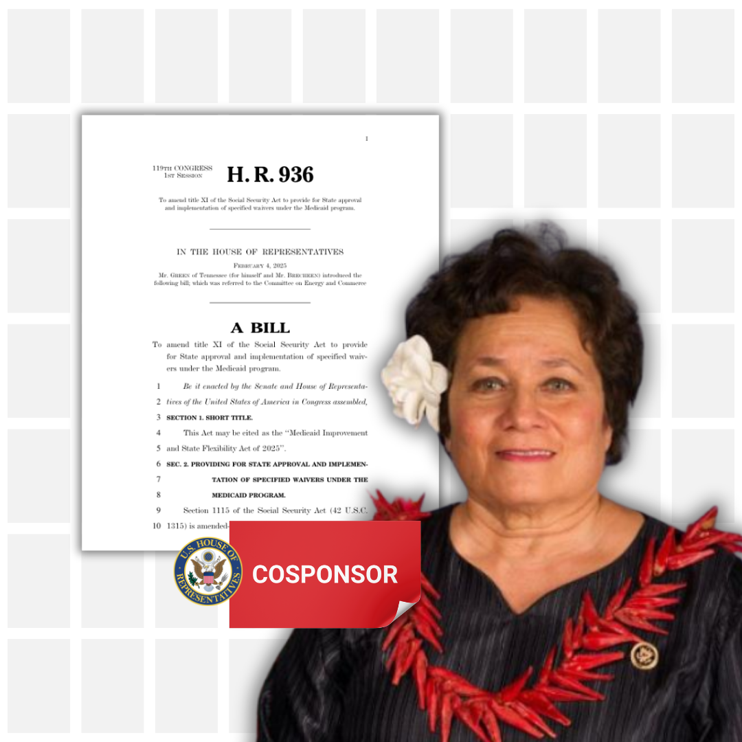 Amata Coleman Radewagen joins push to remove Medicaid caps for US territories