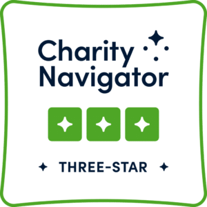 The Hack Foundation is rated as a three-star charity by Charity Navigator.