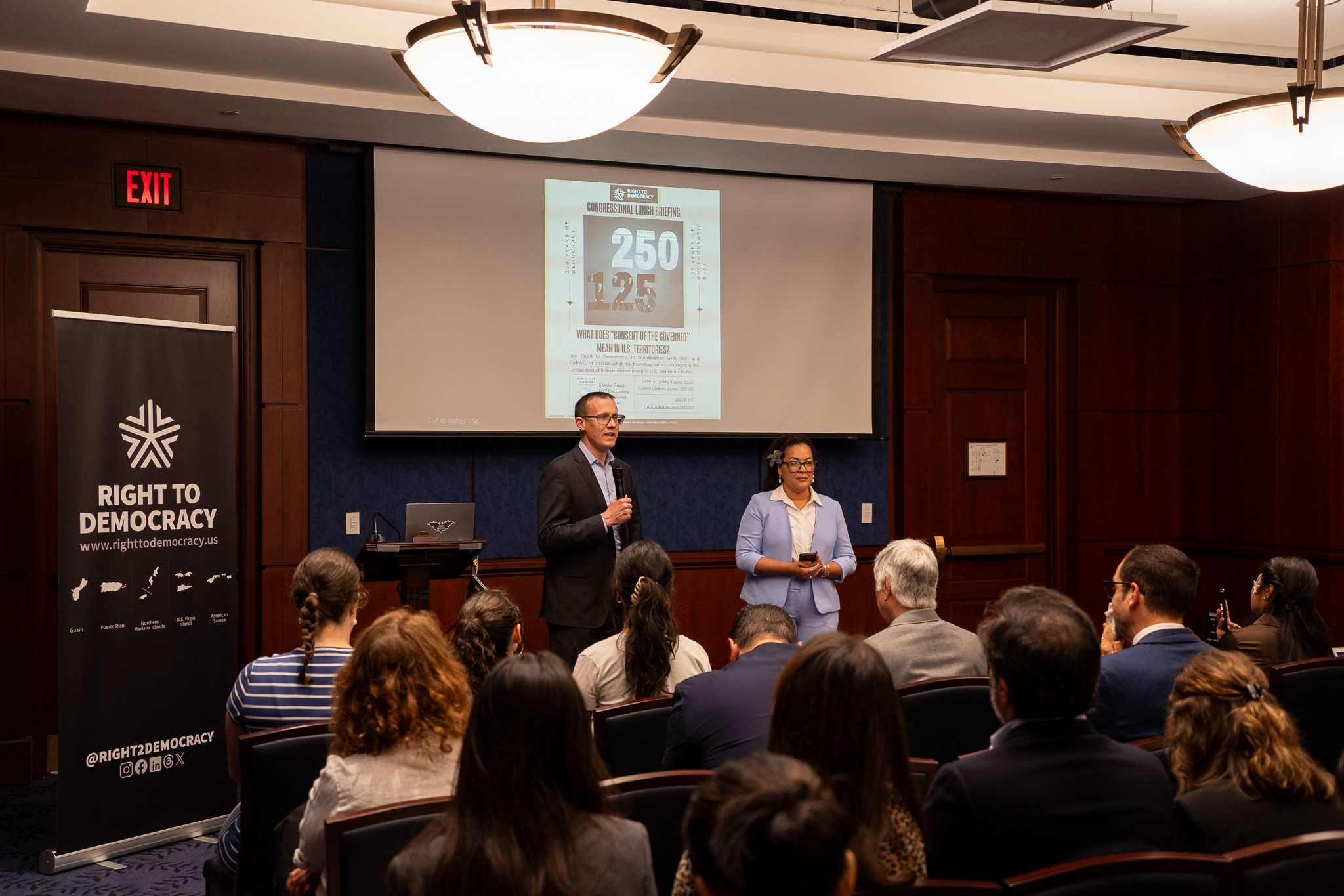 Right to Democracy brings territory voices to Congress ahead of US 250th anniversary - Pasquines